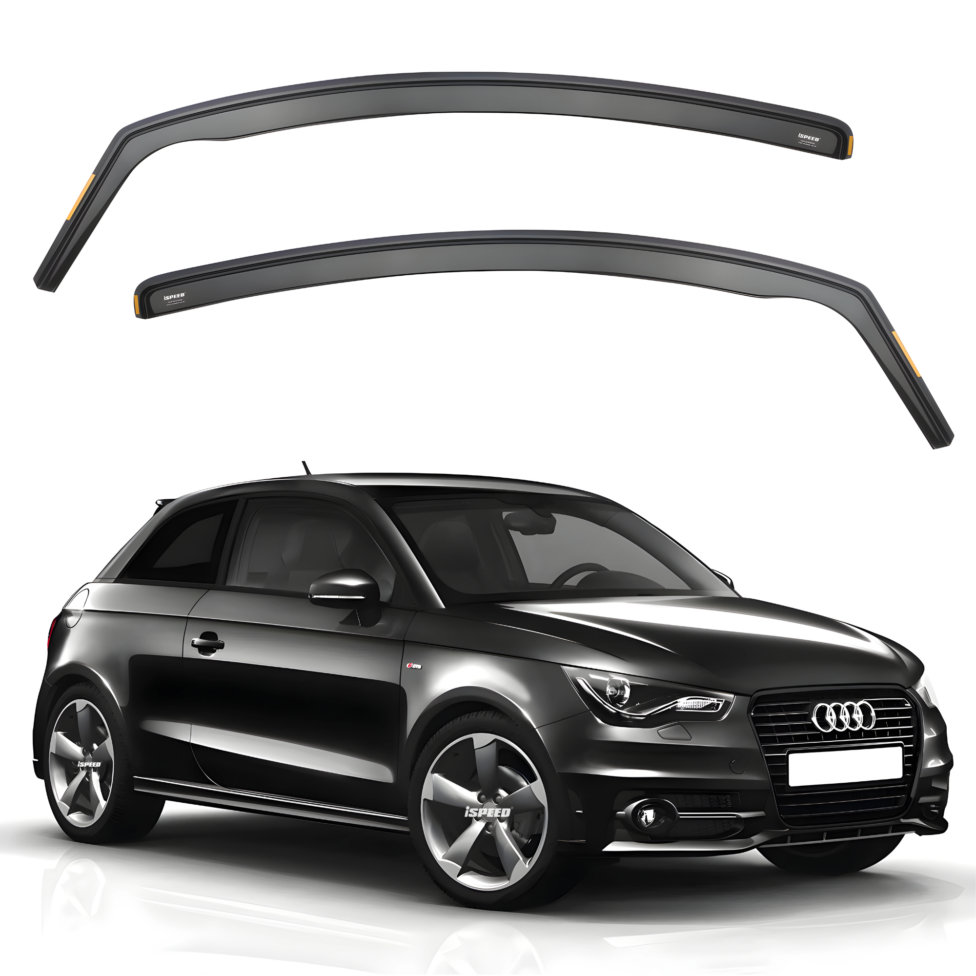 Audi A1 2010 2018 3 Door Hatchback Wind Deflectors 2pc Set ISPEED