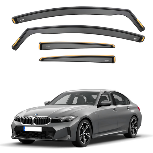 BMW 3 Series / M3 G20 2019-2024 4-Door Saloon Wind Deflectors 4pc Set