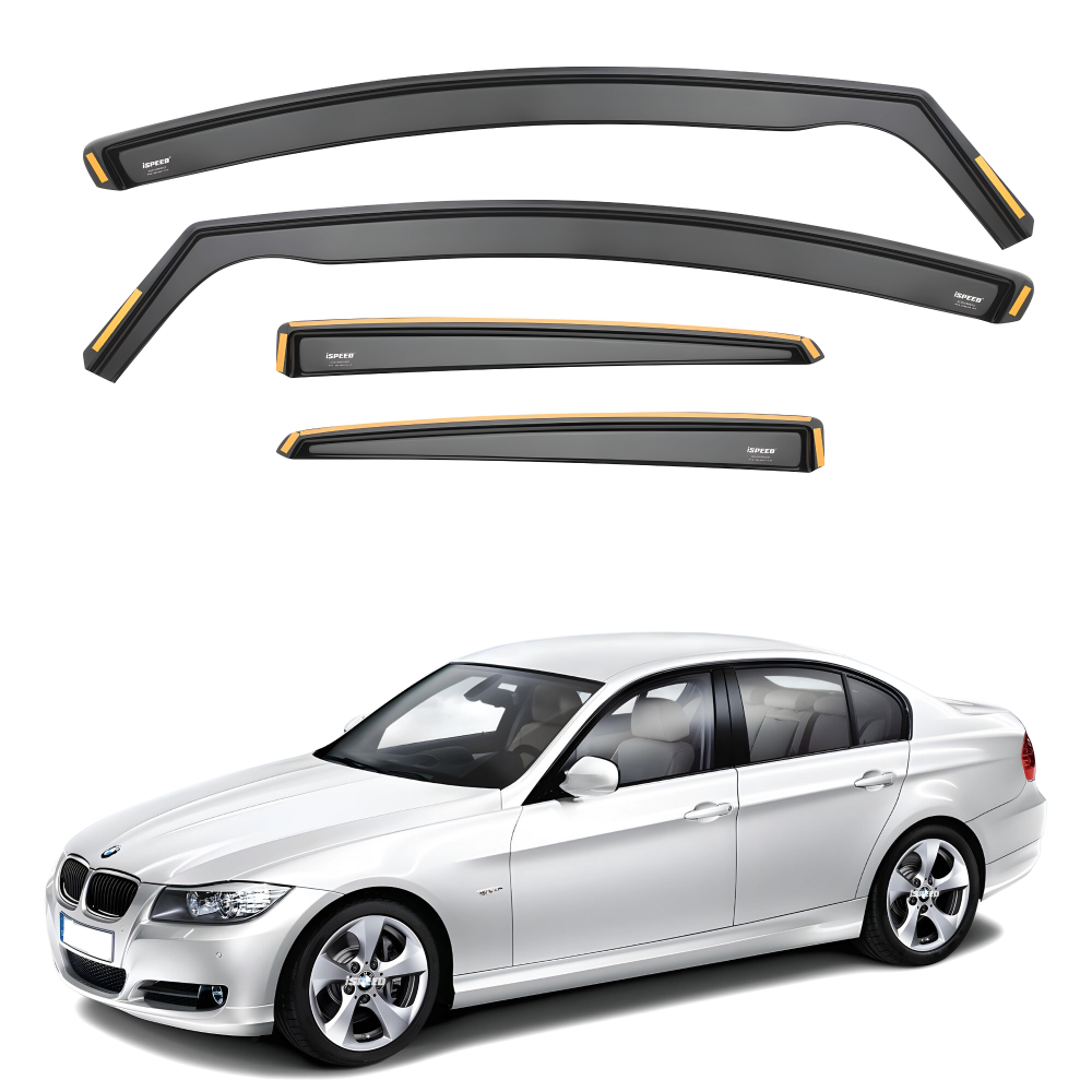 BMW 3 Series / M3 E90 2004-2011 4-Door Saloon Wind Deflectors 4pc Set ...
