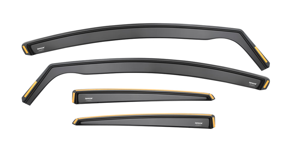 Mazda 2 MK3 2014-2021 5-Door Hatchback Wind Deflectors 4pc Set