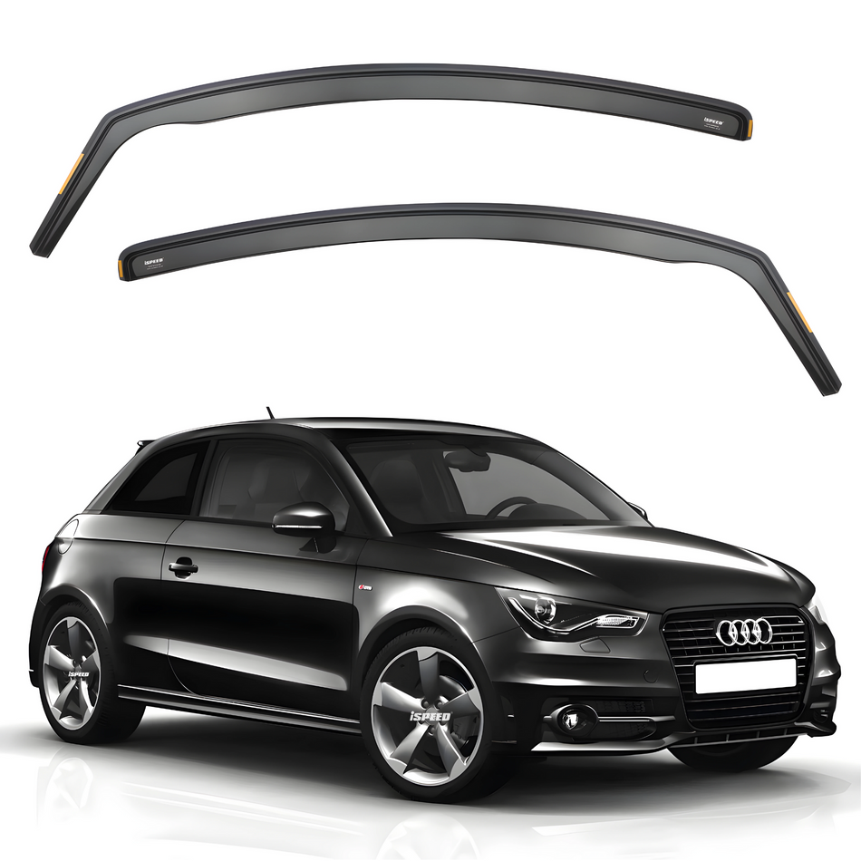 Audi A1 2010-2018 3-Door Hatchback Wind Deflectors 2pc Set