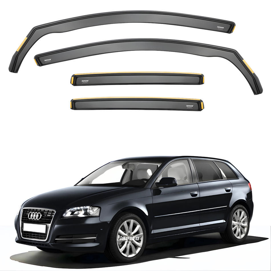 Audi A3/S3 MK2 2004-2013 5-Door Hatchback Wind Deflectors 4pc Set