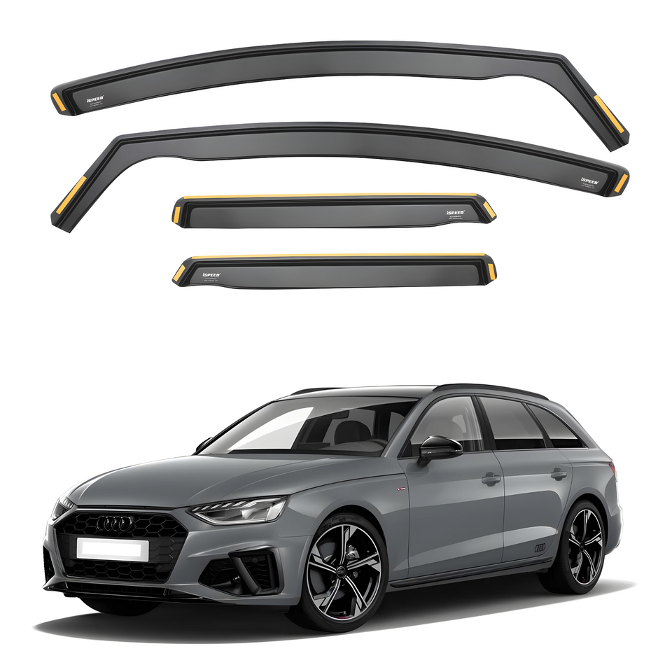 Audi A4 B9 Avant 2015-2024 5-Door Estate Wind Deflectors 4pc Set