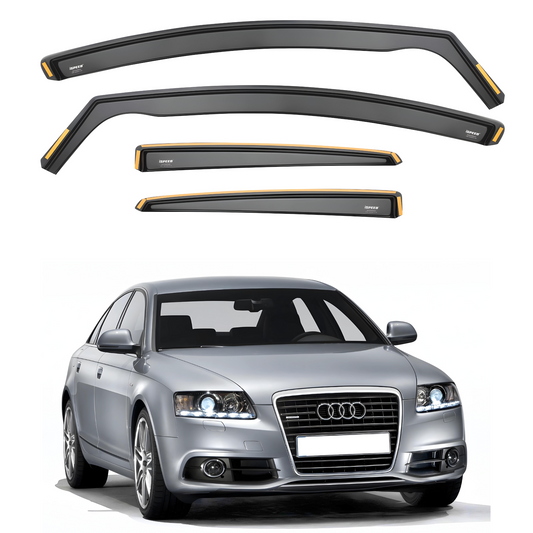 Audi A6 C6 2004-2011 4-Door Saloon Wind Deflectors 4pc Set