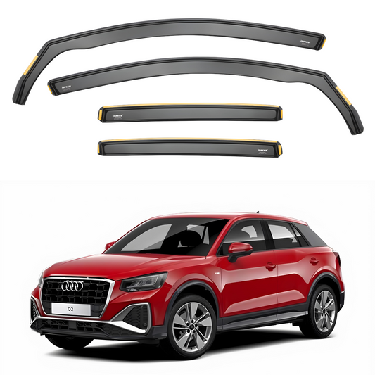 Audi Q2/SQ2 2016-2024 5-Door SUV Wind Deflectors 4pc Set