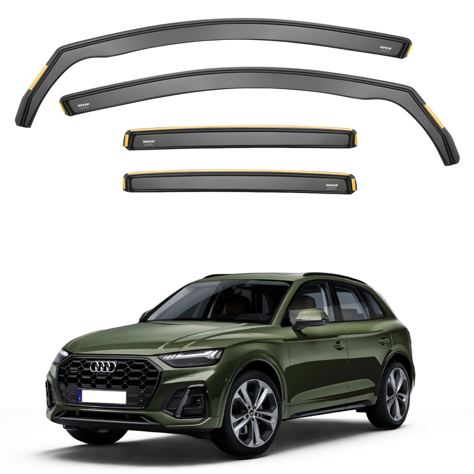Audi Q5/SQ5 MK2 2017-2024 5-Door SUV Wind Deflectors 4pc Set (Does Not Fit Sportback)