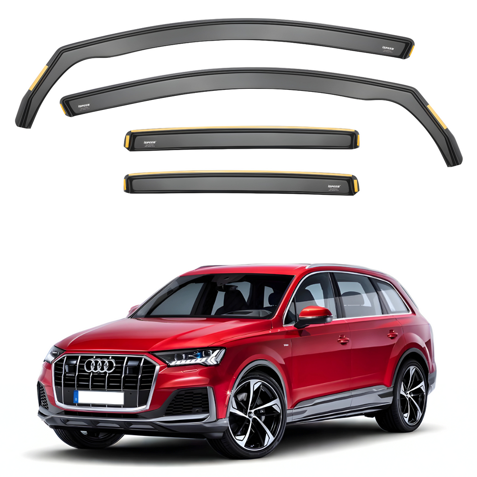 Audi Q7/SQ7 MK2 2015-2025 5-Door SUV Wind Deflectors 4pc Set