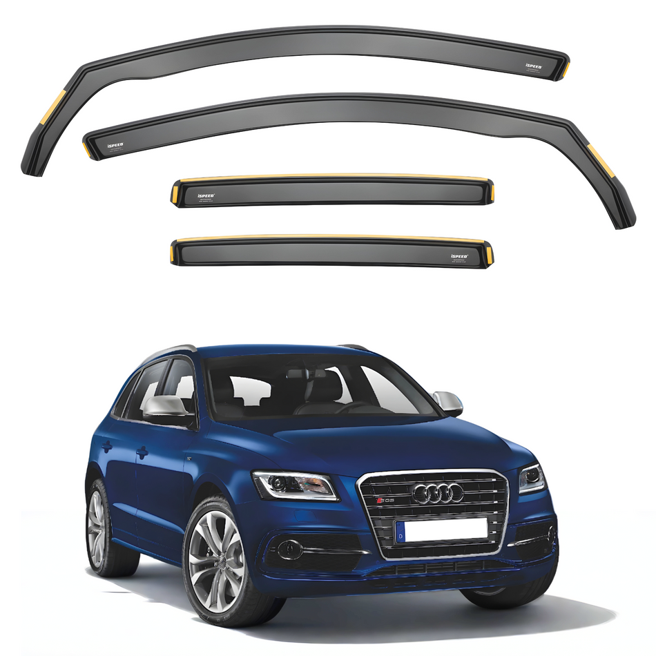 Audi Q5/SQ5 MK1 2009-2017 5-Door SUV Wind Deflectors 4pc Set (Does Not Fit Sportback)