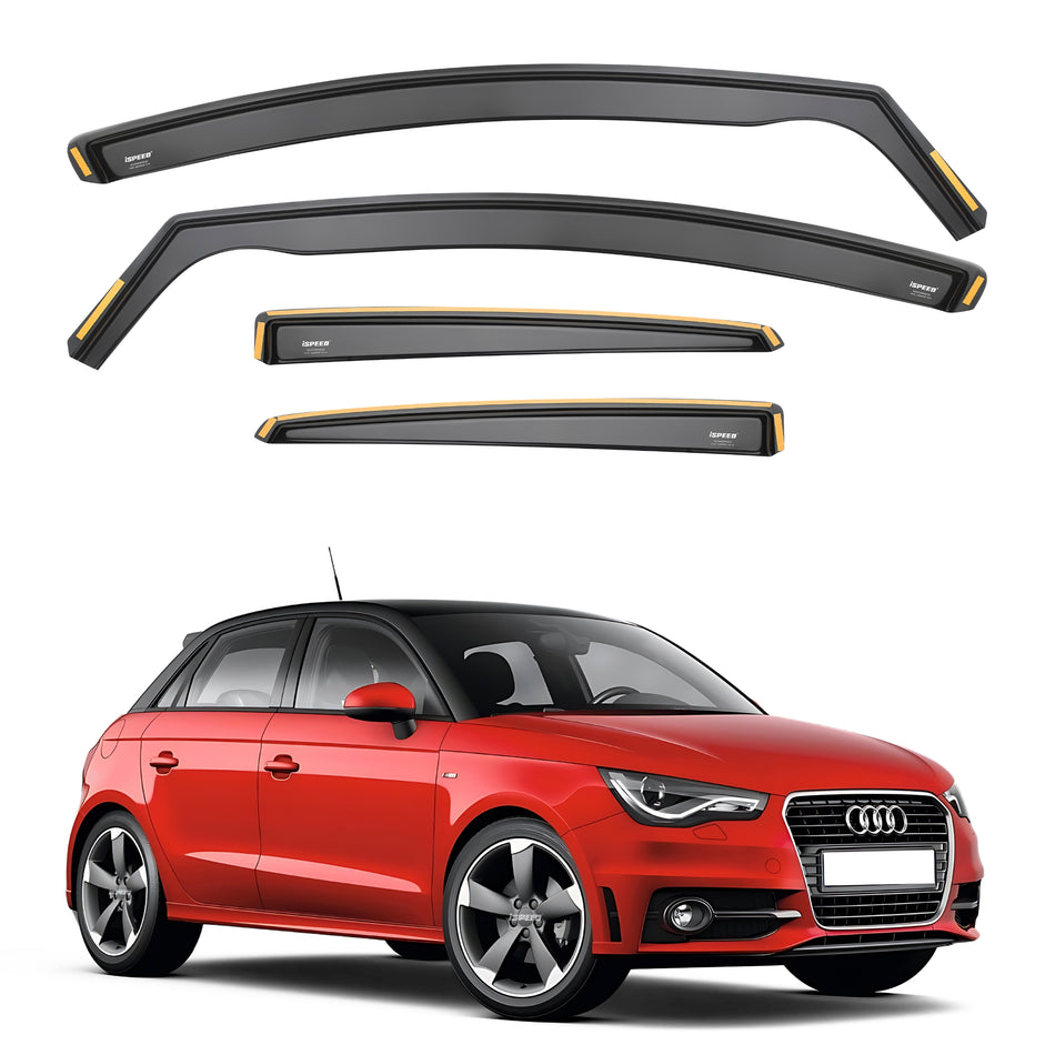 Audi A1 MK1 2012-2018 5-Door Hatchback Wind Deflectors 4pc Set