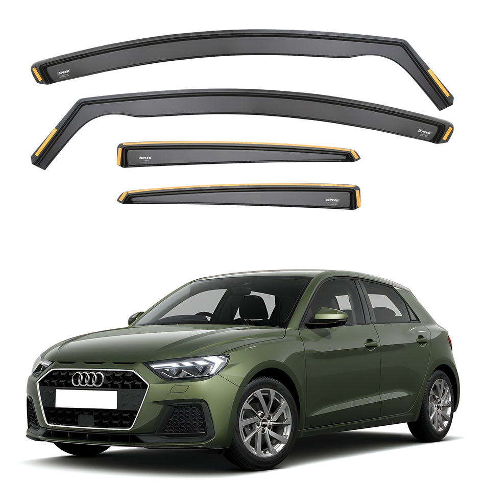 Audi A1 MK2 2019-2024 5-Door Hatchback Wind Deflectors 4pc Set