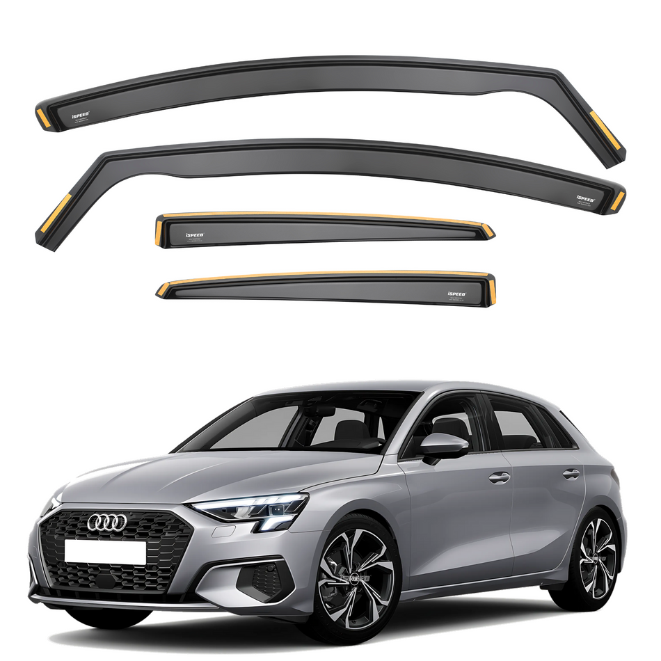 Audi A3 MK4 2020-2025 5-Door Hatchback Wind Deflectors 4pc Set