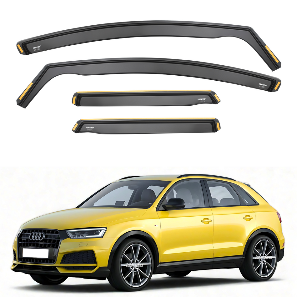 Audi Q3/RSQ3 MK1 2011-2018 5-Door SUV Wind Deflectors 4pc Set (Does Not Fit Sportback)