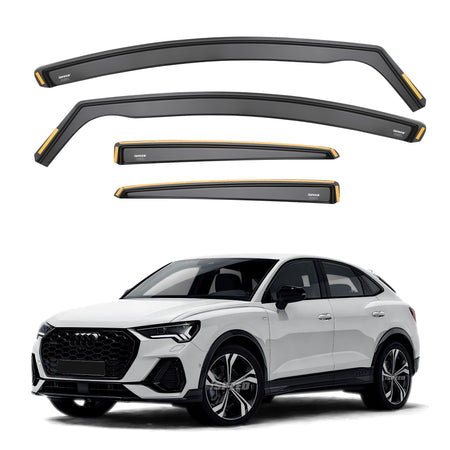 Audi Q3 MK2 Sportback 2019-2025 Wind Deflectors 4pc Set - ISPEED 2019 2020 2021 2022 2023 2024 2025
