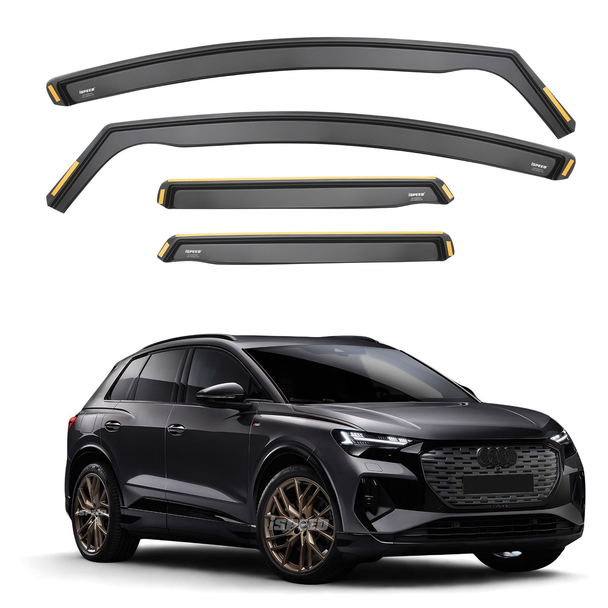 ISPEED Audi Q4 E-Tron 2021-2026 Wind Deflectors - 2021 2022 2023 2024 2025 2026