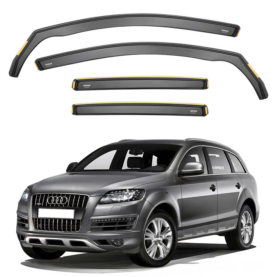 Audi Q7 MK1 2006-2015 5-Door SUV Wind Deflectors 4pc Set