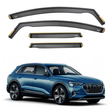 ISPEED Audi Q8 E-Tron 2018-2025 Wind Deflectors 4pc Set - 2018 2019 2020 2021 2022 2023 2024 2025