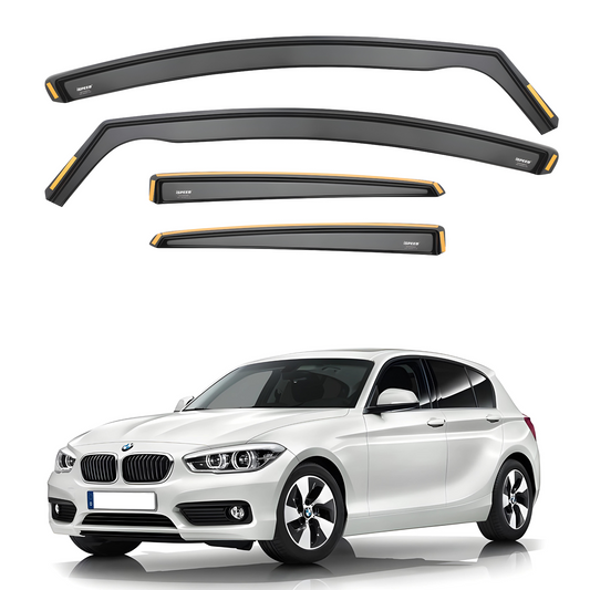 BMW 1 Series F20 2011-2018 5-Door Hatchback Wind Deflectors 4pc Set