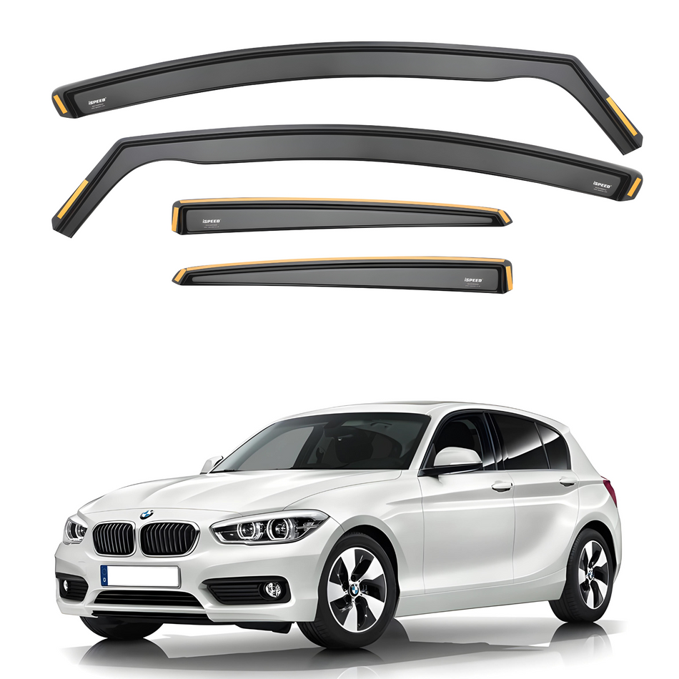 BMW 1 Series F20 2011-2019 5-Door Hatchback Wind Deflectors 4pc Set