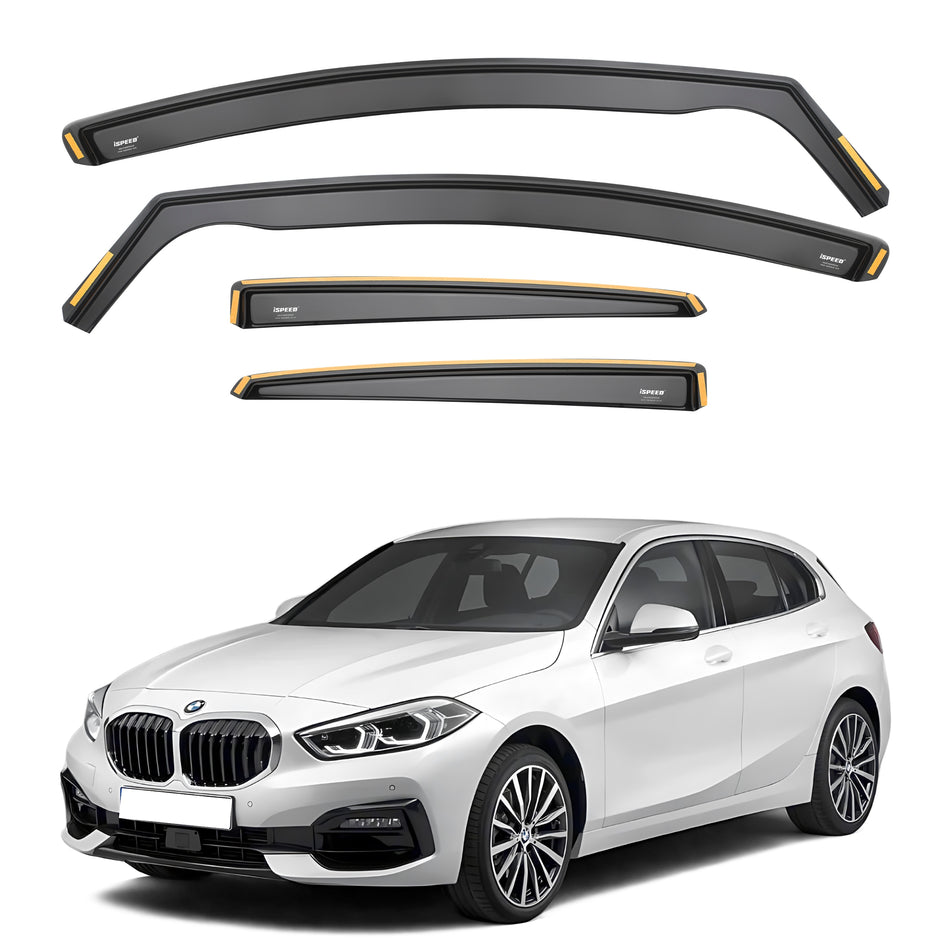 BMW 1 Series F40 2019-2024 5-Door Hatchback Wind Deflectors 4pc Set