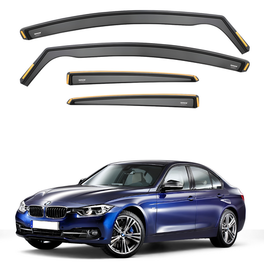 BMW 3 Series / M3 F30 2012-2018 4-Door Saloon Wind Deflectors 4pc Set