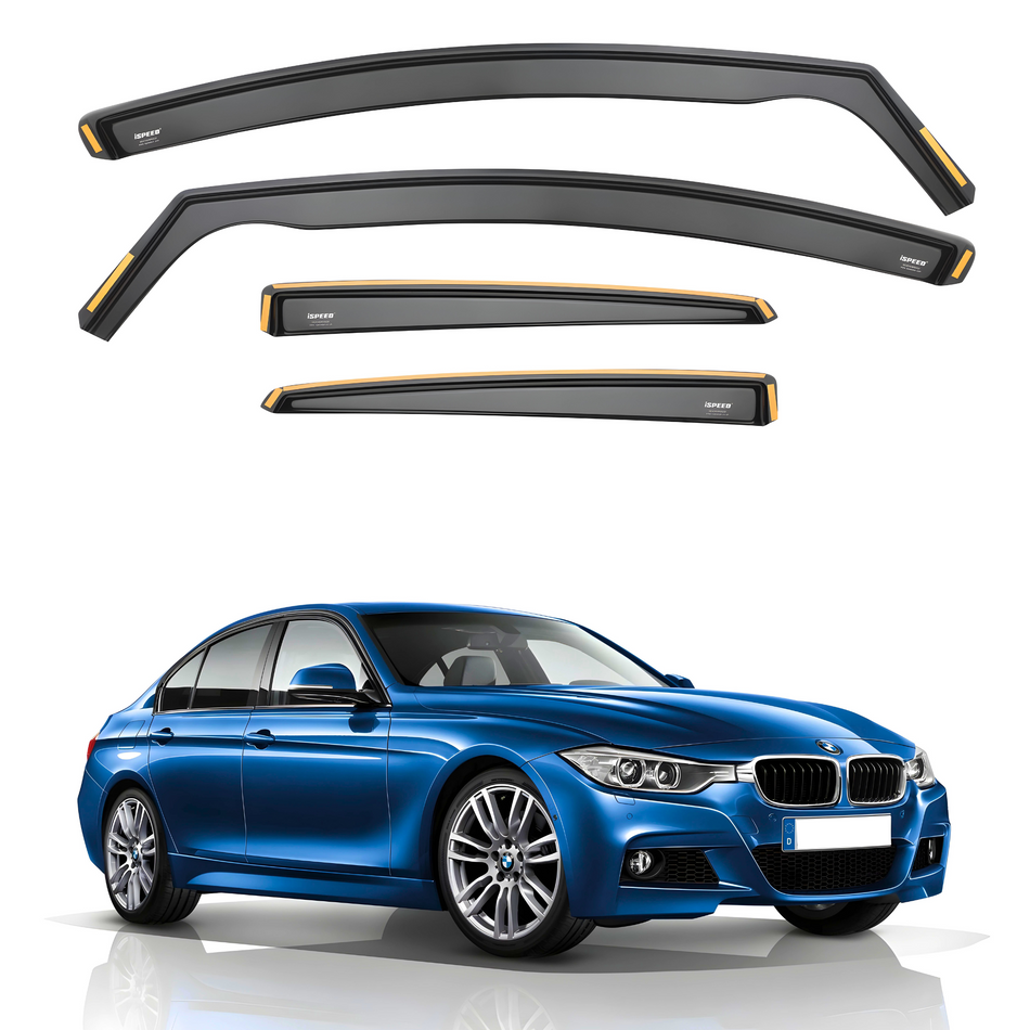BMW 3 Series / M3 F30 2011-2018 4-Door Saloon Wind Deflectors 4pc Set