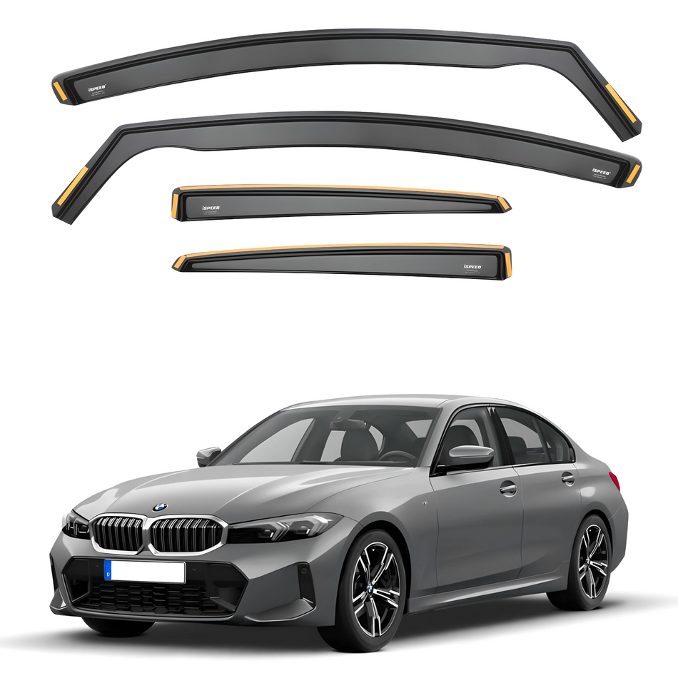 BMW 3 Series G20 2018-2025 4-Door Saloon Wind Deflectors 4pc Set