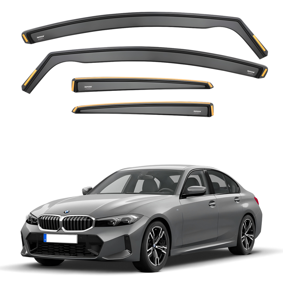 BMW 3 Series / M3 G20 2018-2024 4-Door Saloon Wind Deflectors 4pc Set