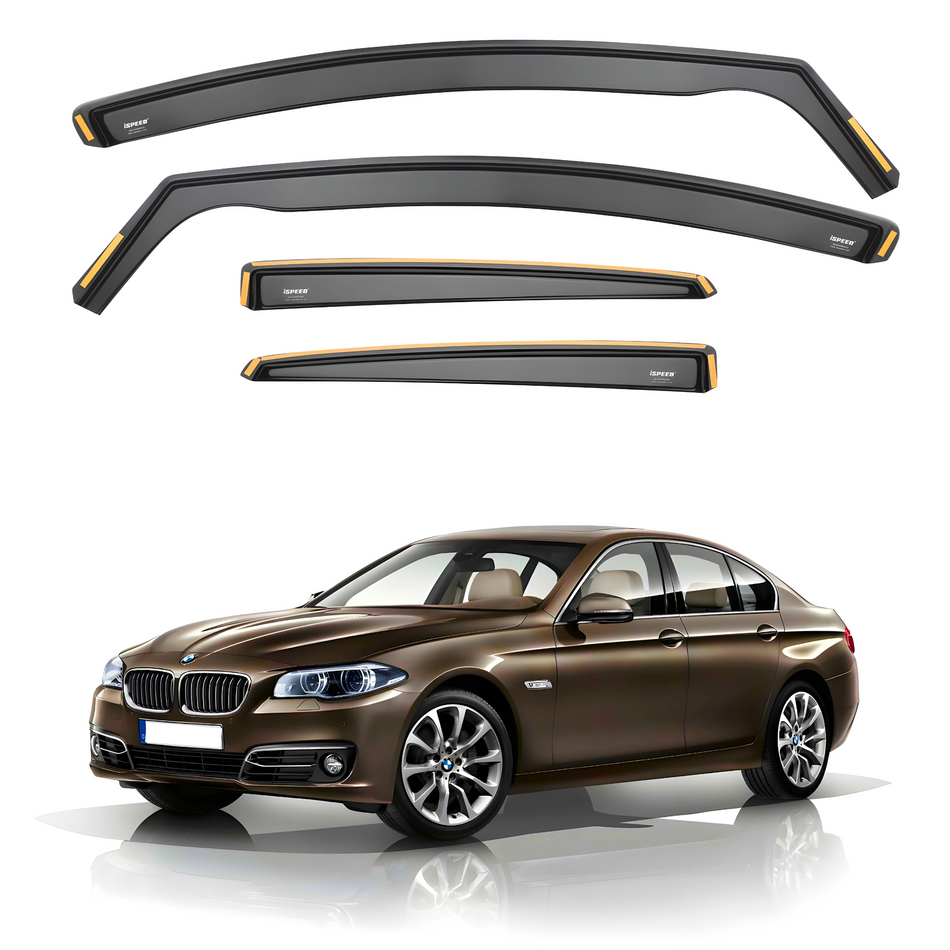 BMW 5 Series F10 2010-2017 4-Door Saloon Wind Deflectors 4pc Set