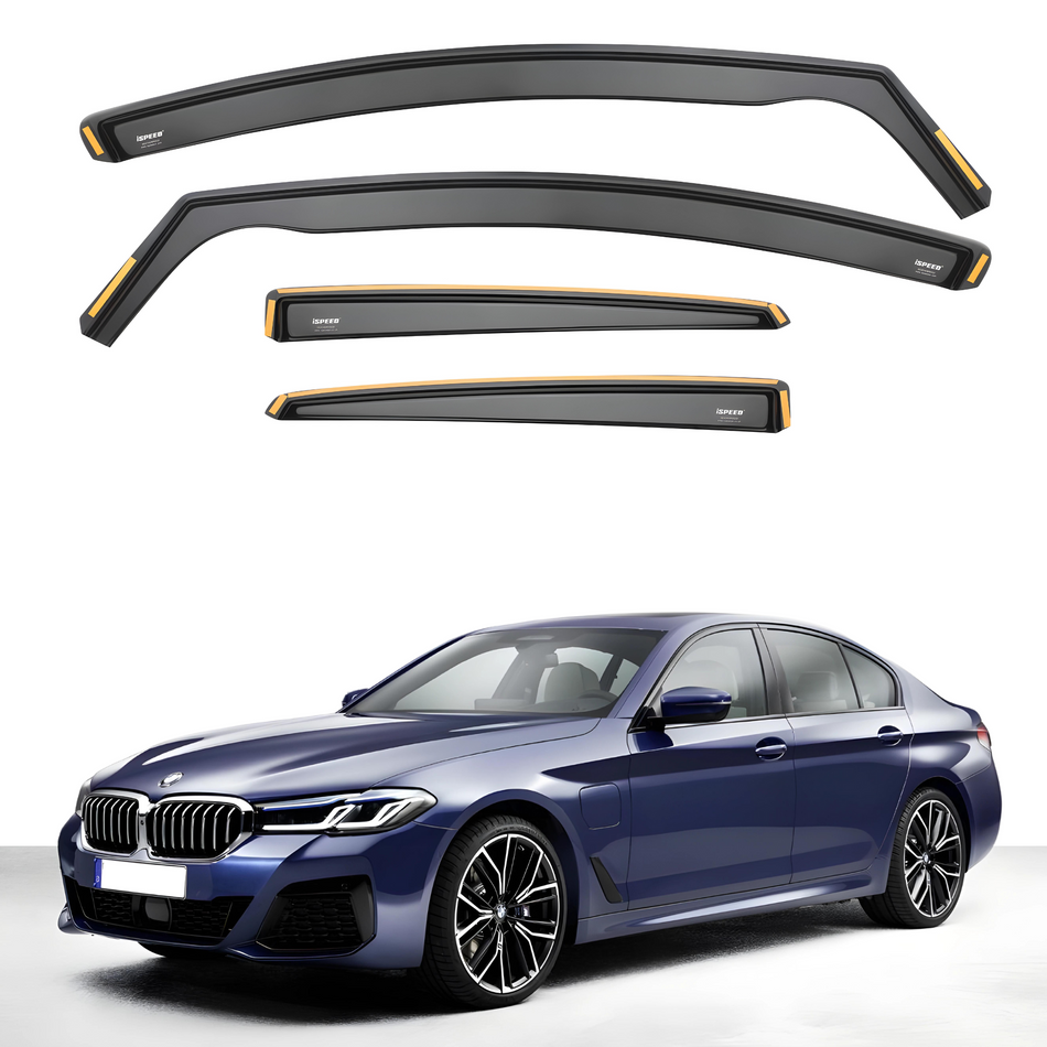 BMW 5 Series G30 2017-2024 4-Door Saloon Wind Deflectors 4pc Set