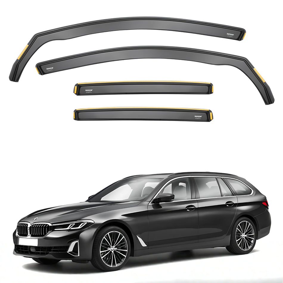 BMW 5 Series G31 2017-2024 5-Door Estate Wind Deflectors 4pc Set