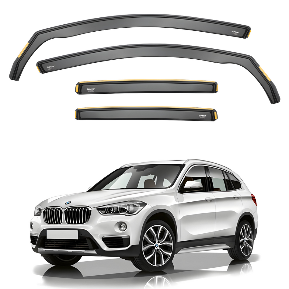 BMW X1 F48 2016-2022 5-Door SUV Wind Deflectors 4pc Set