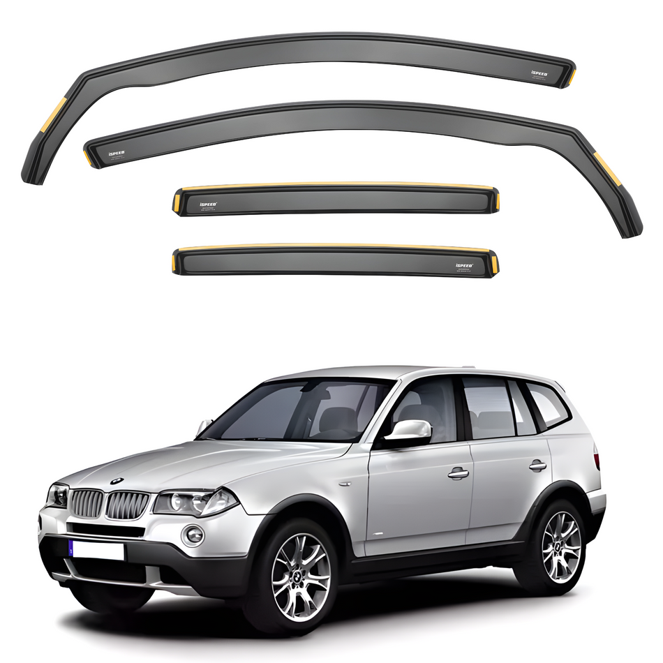 BMW X3 E83 2003-2010 4-Door SUV Wind Deflectors 4pc Set