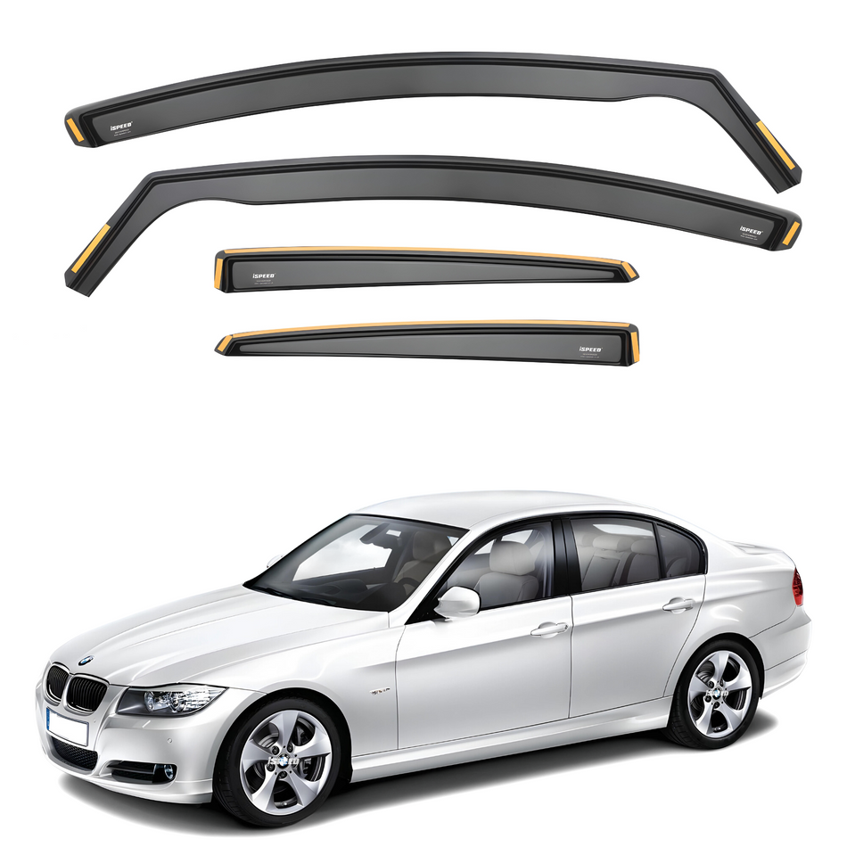 BMW 3 Series / M3 E90 2004-2011 4-Door Saloon Wind Deflectors 4pc Set