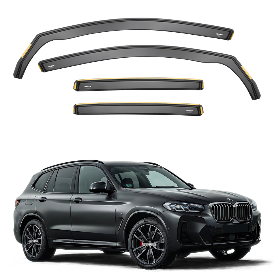 BMW X3 G01 2017-2024 5-Door SUV Wind Deflectors 4pc Set