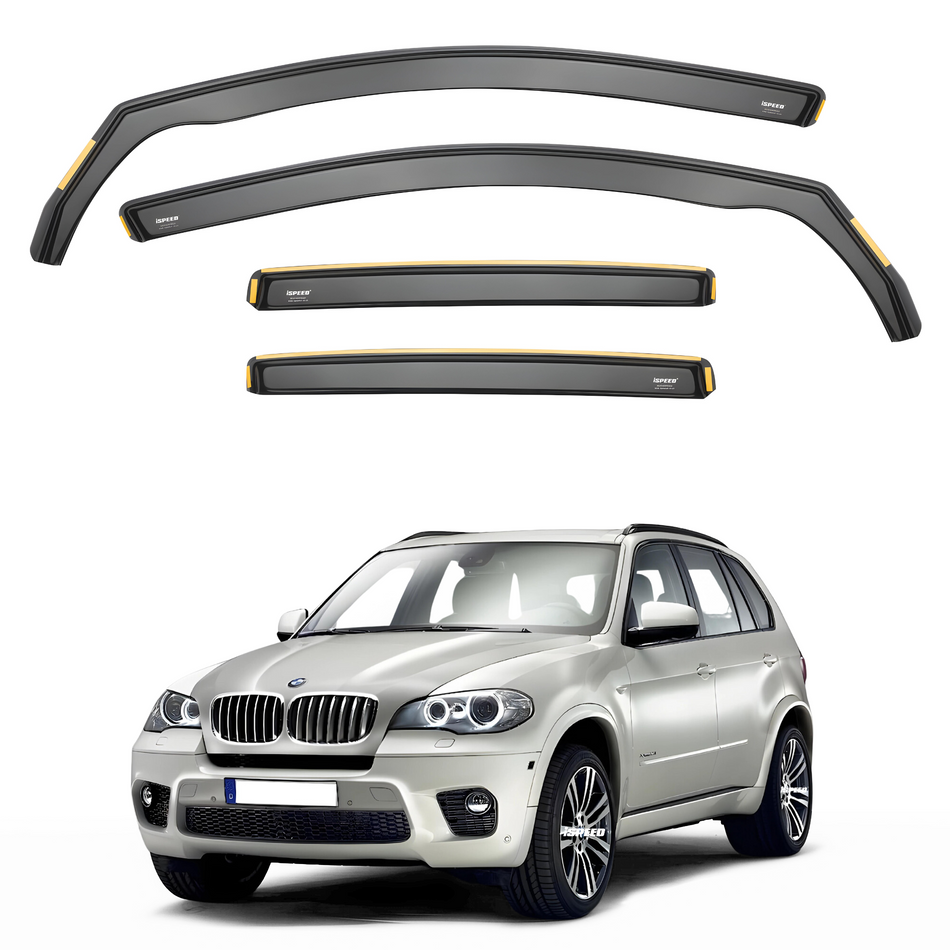 BMW X5 E70 2006-2013 5-Door SUV Wind Deflectors 4pc Set