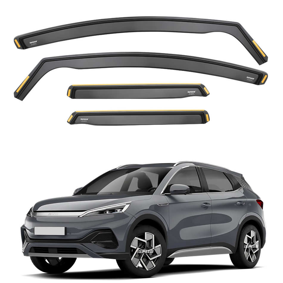 BYD Atto 3 2022-2025 5-Door SUV Wind Deflectors 4pc Set