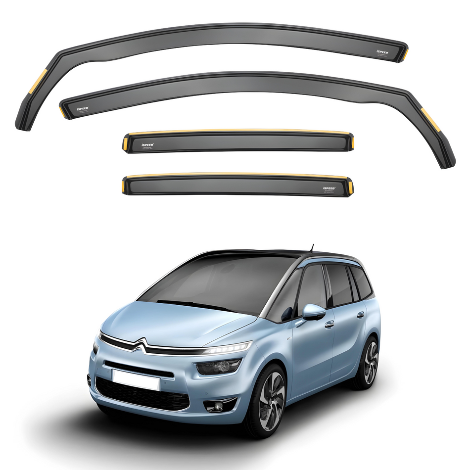 Citroen C4 Grand Picasso 2013-2022 7-Seater MPV Wind Deflectors 4pc Set