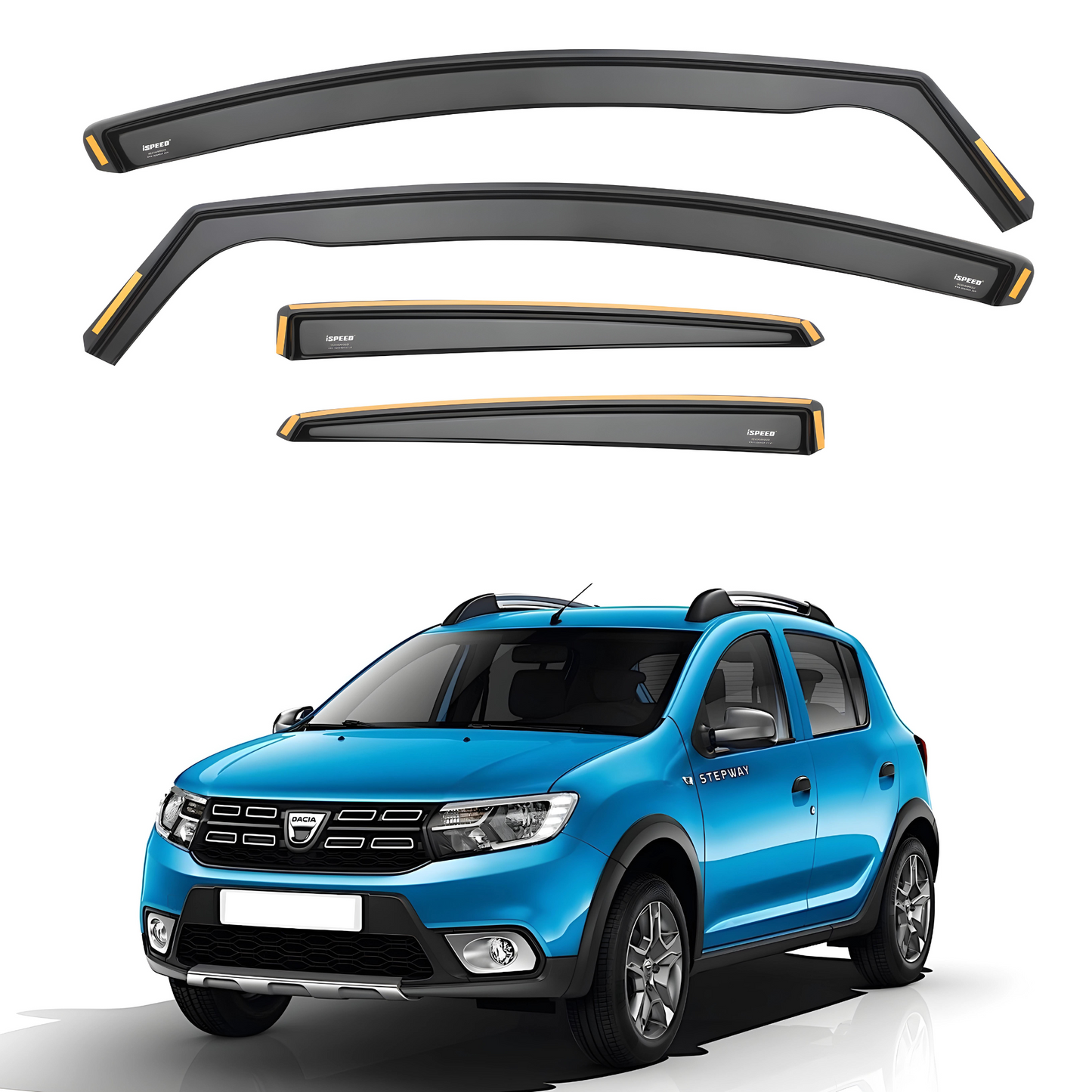 Dacia ISPEED® Tinted Wind Deflectors