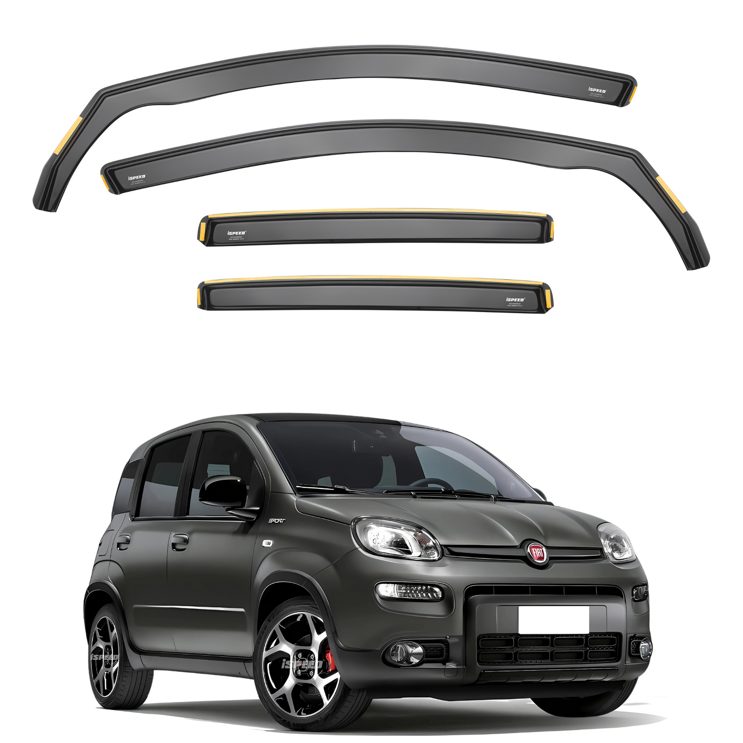 Fiat ISPEED® Tinted Wind Deflectors