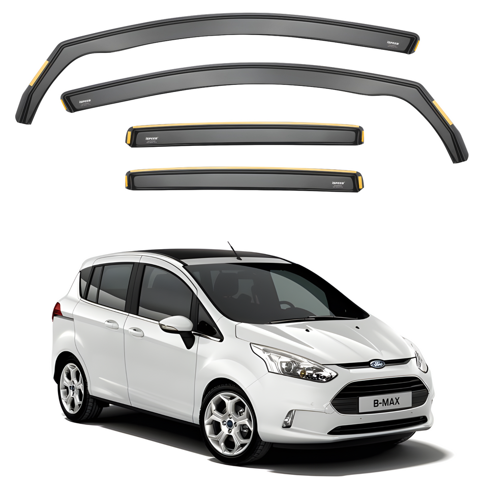 Ford B-Max 2012-2017 5-Door MPV Wind Deflectors 4pc Set