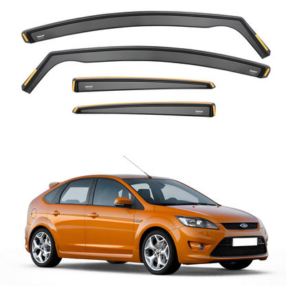 Ford Focus MK2 2004-2010 4/5-Door Hatchback/Saloon Wind Deflectors 4pc Set