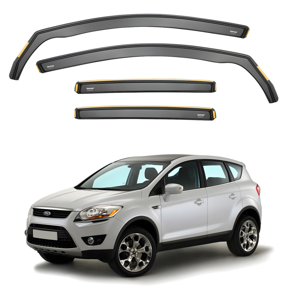 Ford Kuga MK1 2008-2012 5-Door SUV Wind Deflectors 4pc Set