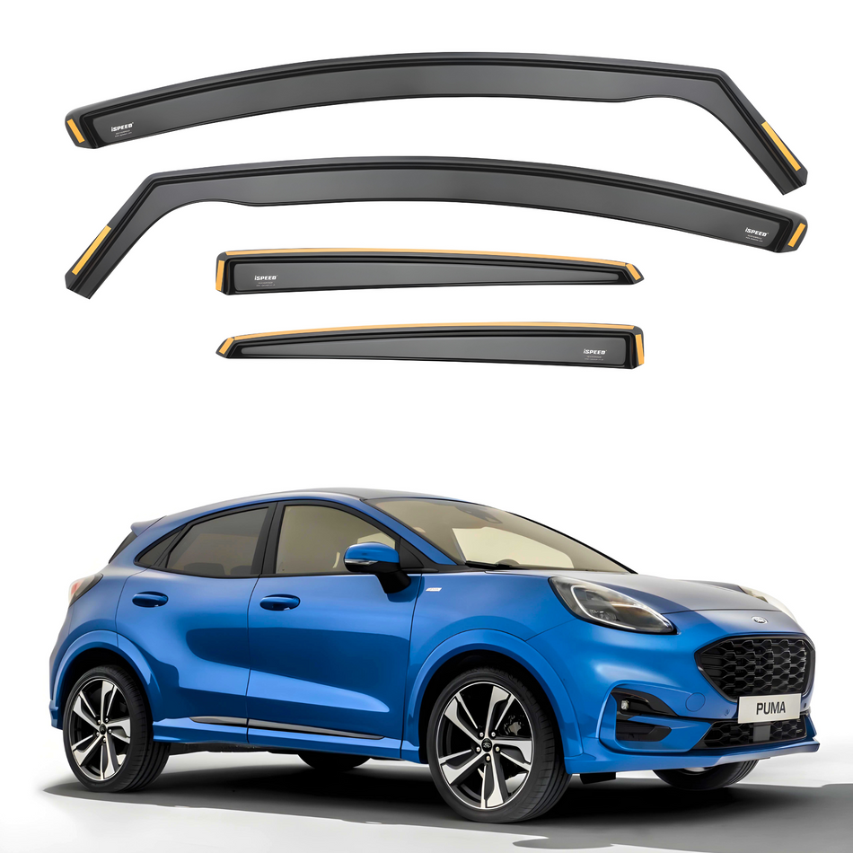 Ford Puma 2019-2024 5-Door SUV Wind Deflectors 4pc Set