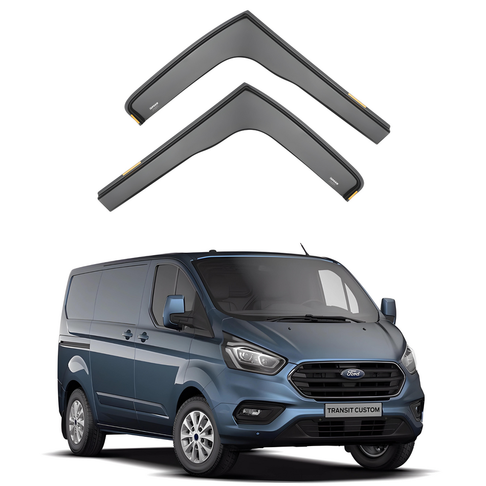 Ford Transit/Tourneo Custom MK1 2012-2023 Wind Deflectors 2pc Set