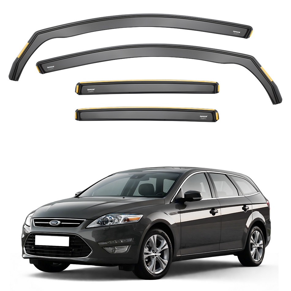 Ford Mondeo MK4 2007-2015 5-Door Estate Wind Deflectors 4pc Set