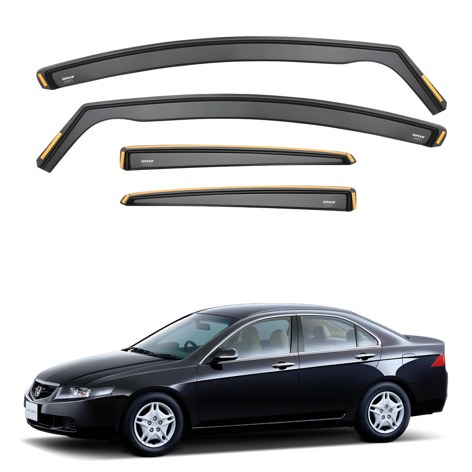 Honda Accord MK7 2003-2008 4-Door Saloon Wind Deflectors 4pc Set