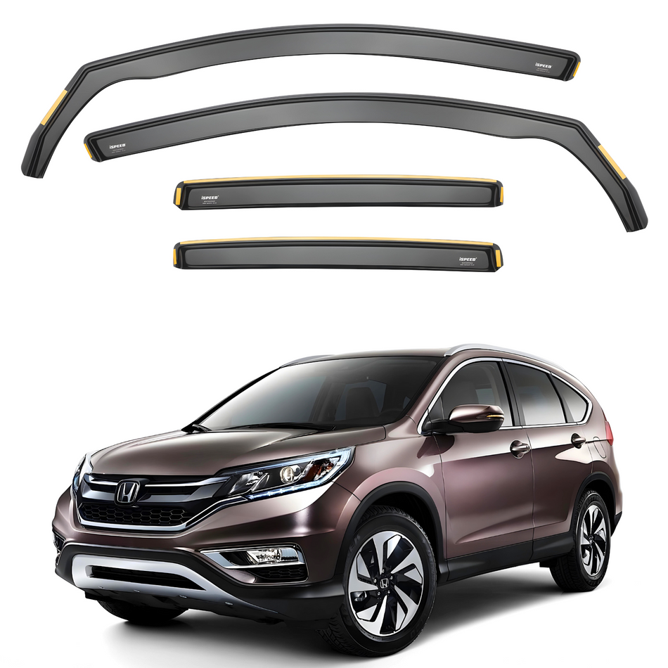 Honda CR-V MK4 2012-2018 5-Door SUV Wind Deflectors 4pc Set