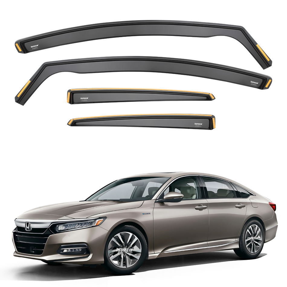 Honda Accord MK10 2017-2023 4 Door Saloon Wind Deflectors 4pc Set