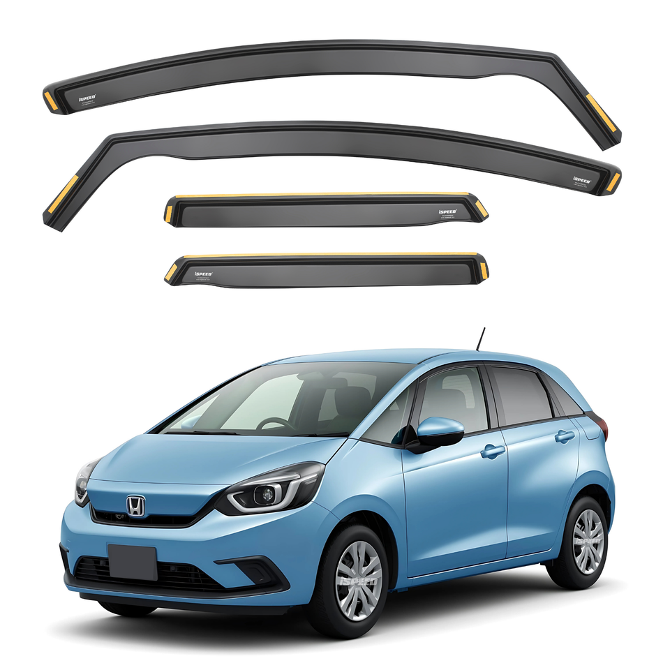 Honda Jazz MK4 2020-2025 5-Door Hatchback Wind Deflectors 4pc Set