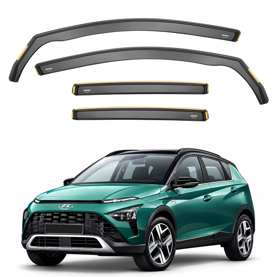 Hyundai Bayon MK1 2021-2027 Wind Deflectors 4pc Set